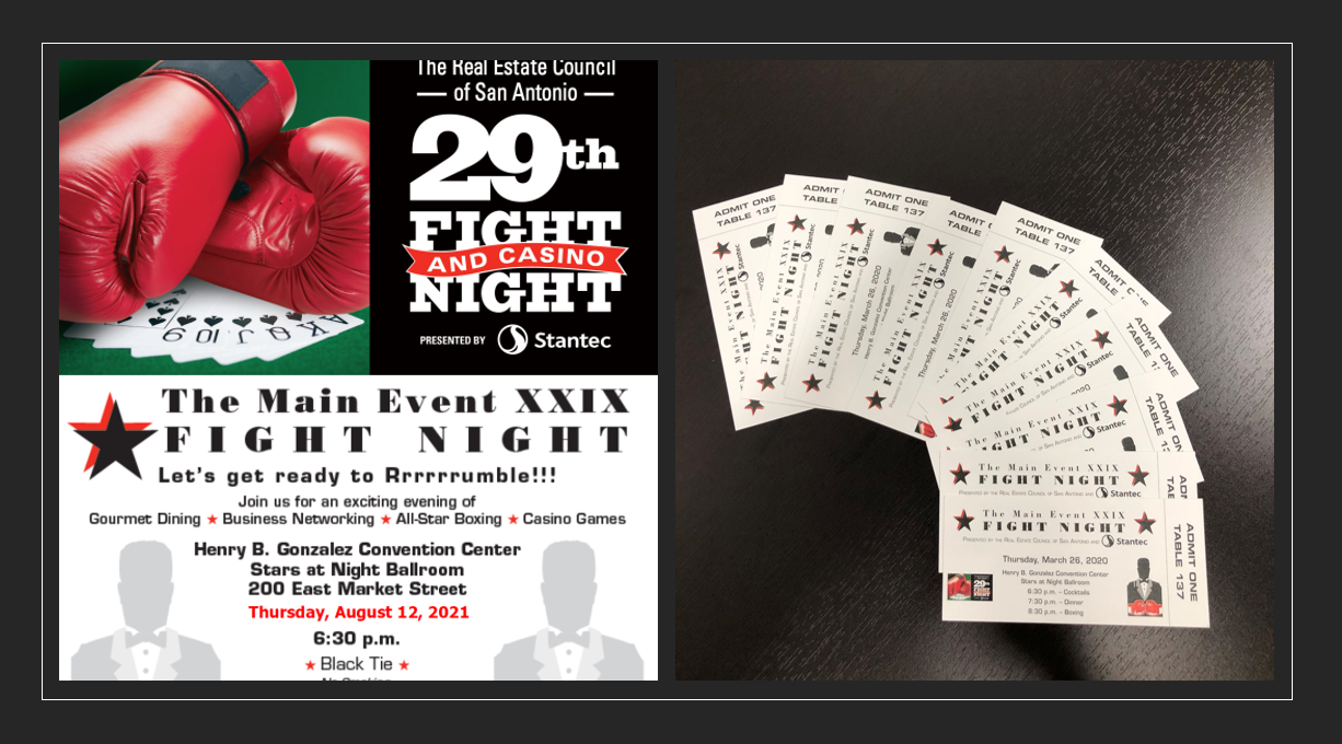 Join RINER at RECSA 29th Annual Fight & Casino Night Table 137 Riner